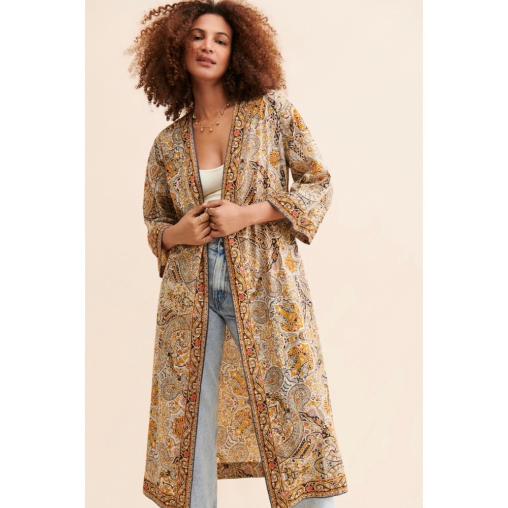 Cleobella printed duster EUC